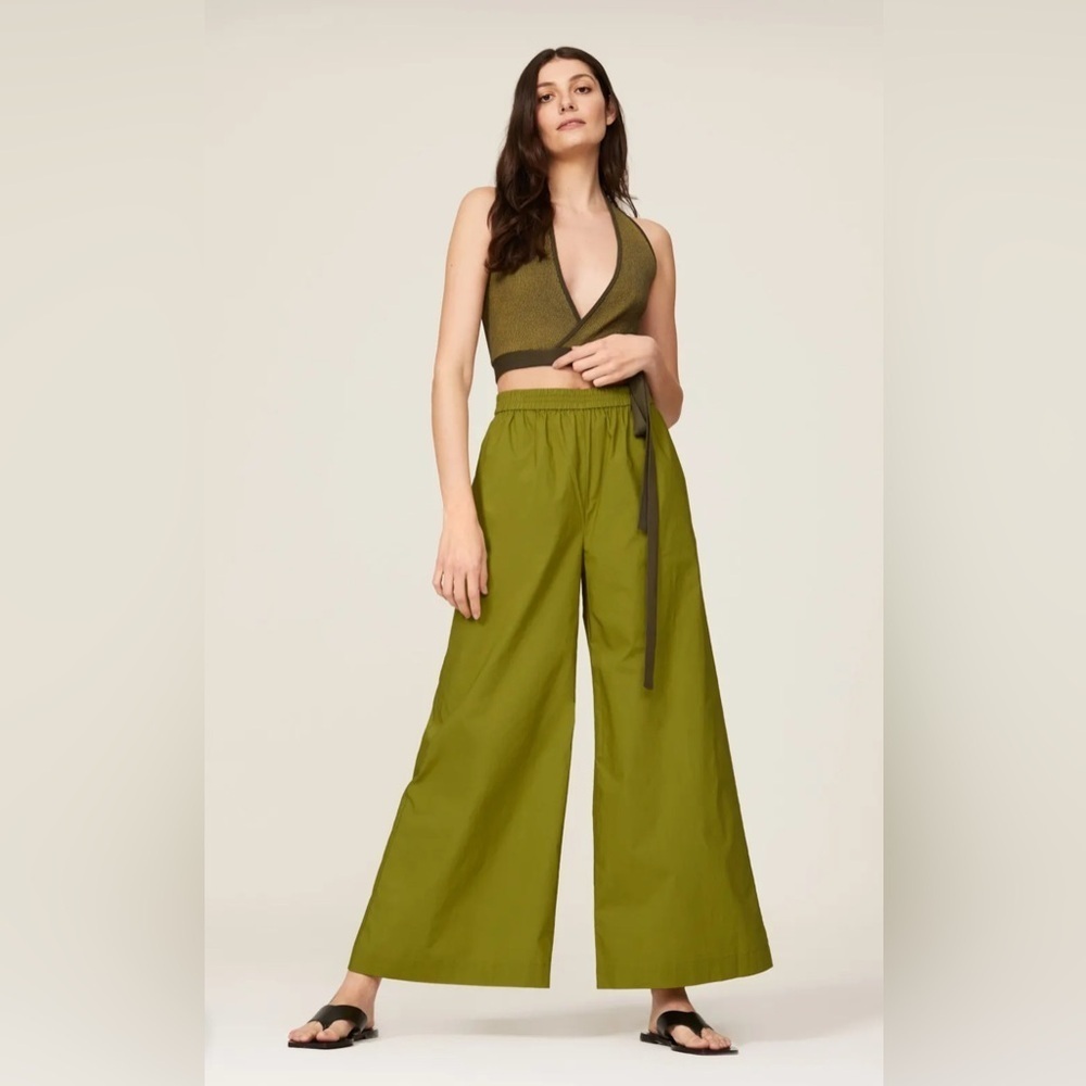 Toccin Green Palazzo Pants size Large